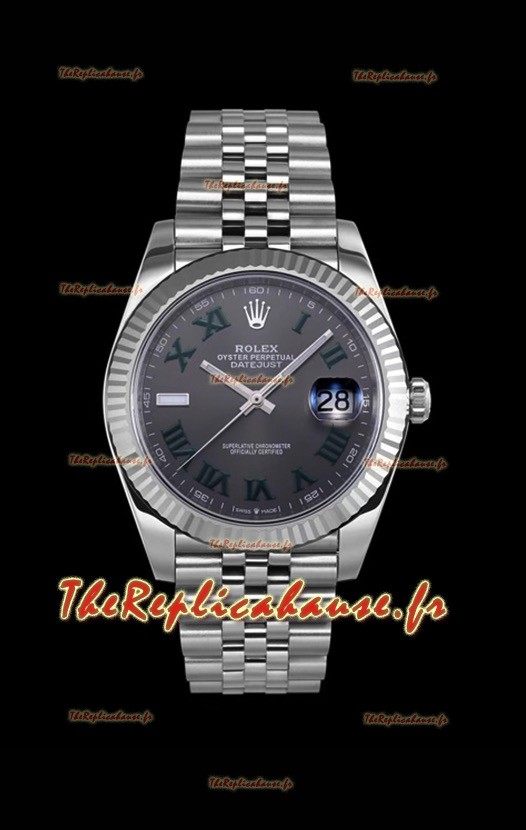 Rolex Datejust Wimbledon Cal.3235 Mouvement Montre Suisse - Ultimate 904L Acier 41MM