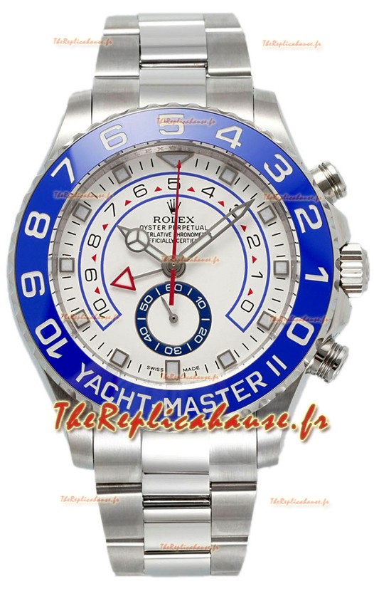 Rolex Yachtmaster II Stainles Steel Ref.116680 Montre réplique 1:1 en acier 904L