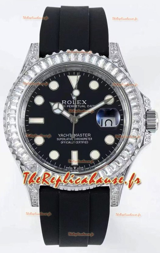 Rolex Yachtmaster 226679TBR Or blanc 42MM Cal.3135 Suisse 1:1 Ultimate Montre en acier 904L