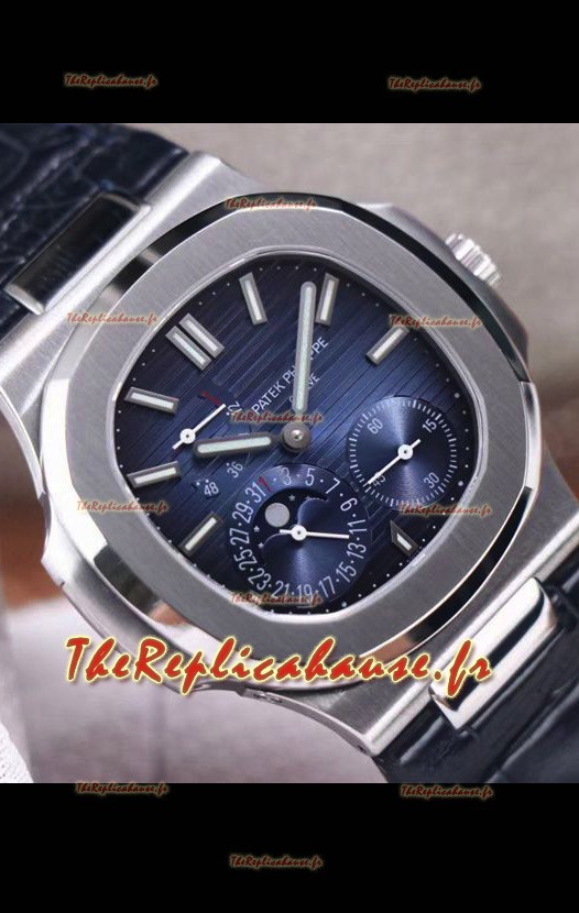 Montre Patek Philippe Nautilus 5712/1A 1:1 Réplique Suisse de qualité avec cadran bleu 