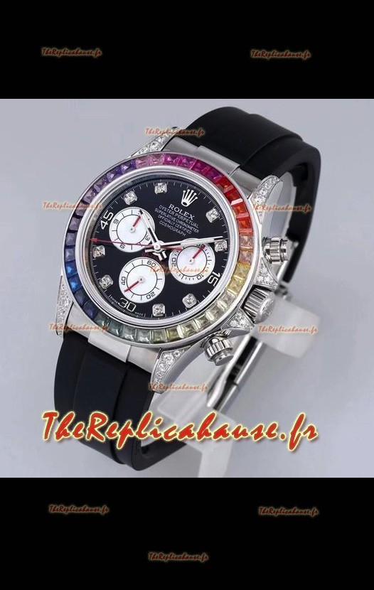 Montre Rolex Cosmograph Daytona 116598 Mouvement Cal.4130 en acier inoxydable 1:1 miroir - Montre ultime en acier 904L
