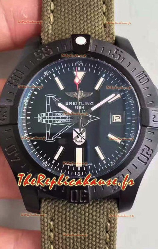 Montre Breitling Avenger II Edition Limitée Réplique Suisse Montre en boîtier PVD 