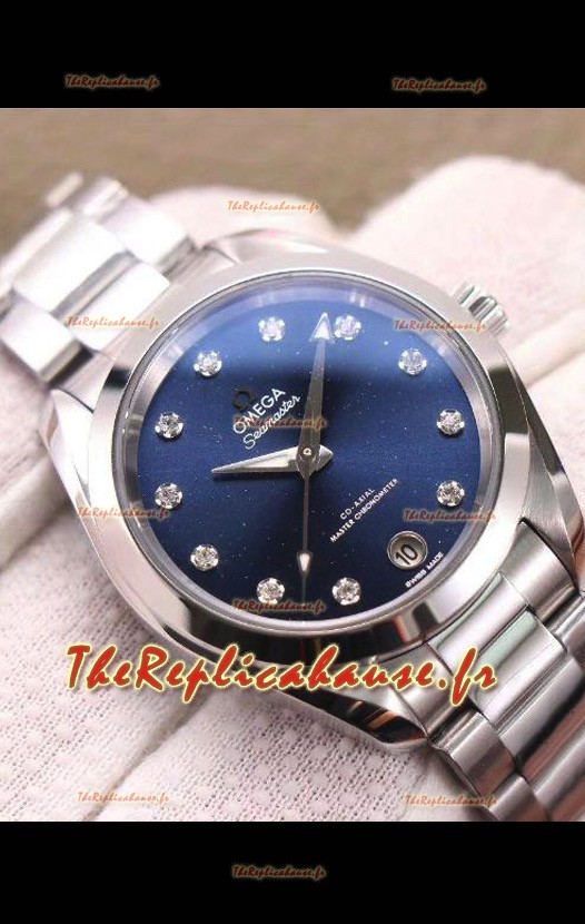Montre Omega Seamaster Aquaterra 150M 34MM Réplique Suisse Montre avec cadran bleu