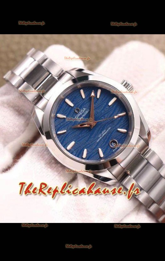Montre Omega Seamaster Aquaterra 150M 34MM Réplique Suisse Montre avec cadran bleu