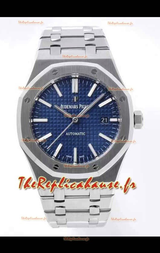 Montre Audemars Piguet Royal Oak 41MM Cadran Bleu Acier 904L Mouvement CALIBRE 4302 Miroir 1:1 Réplique