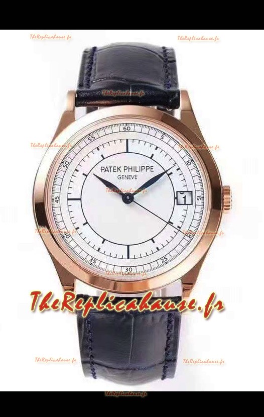 Montre Patek Philippe Calatrava 5296 Cadran Secteur 1:1 Réplique Suisse 