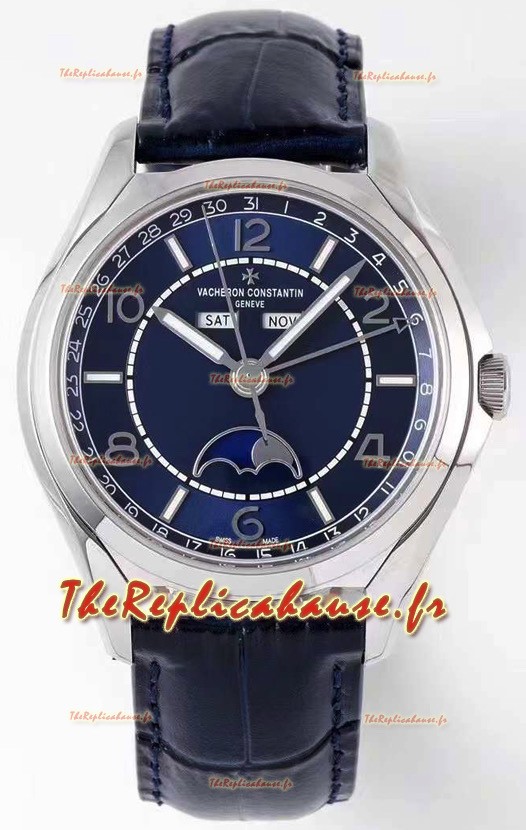 Montre Vacheron Constantin Fiftysix Calendrier Complet Réplique Suisse Cadran Bleu 