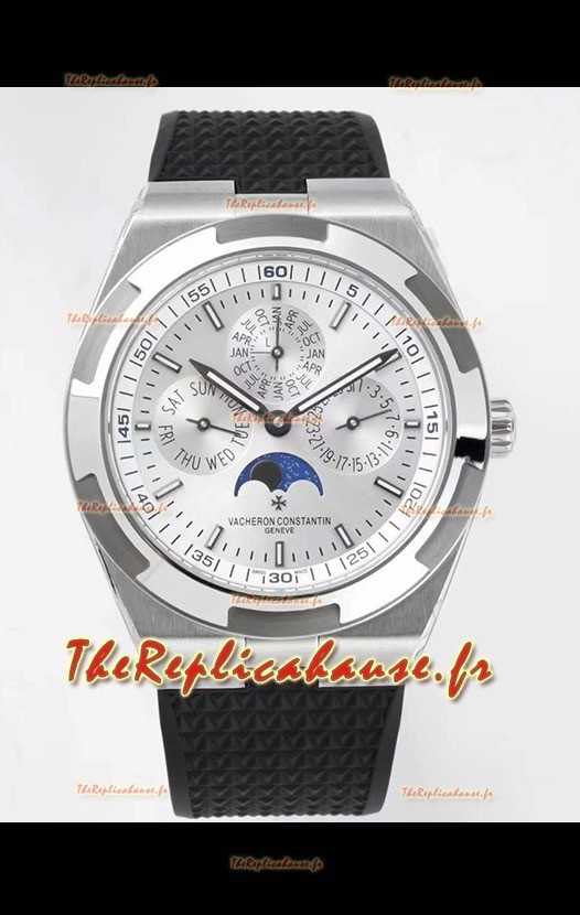 Montre Vacheron Constantin Overseas Perpetual Calendar Ultra-fin Cadran Acier Boîtier Acier Réplique