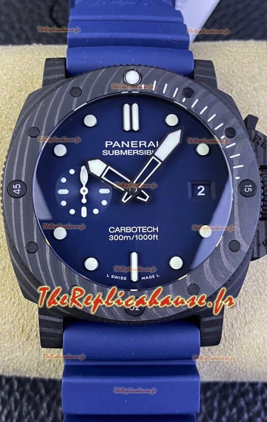 Panerai Luminor Submersible PAM01232 Boîtier en carbone Réplique de Montre Suisse Miroir 1:1