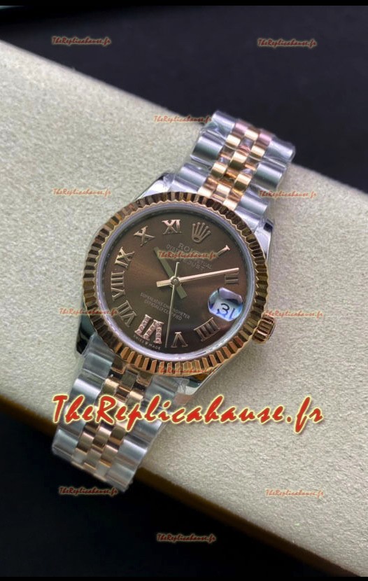 Rolex Datejust 278271 31MM Réplique Suisse en acier 904L avec cadran marron - Réplique Miroir 1:1
