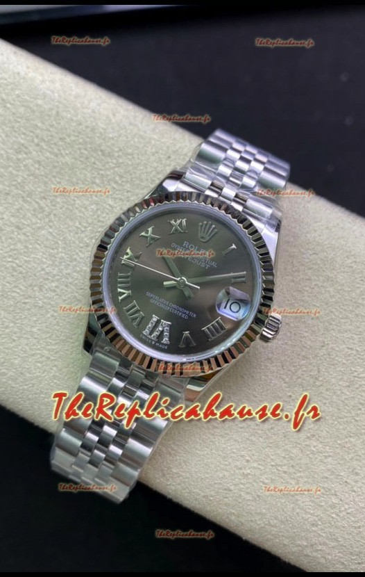 Rolex Datejust 278274 31MM Réplique Suisse en acier 904L avec cadran gris - Réplique Miroir 1:1