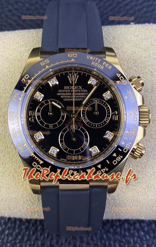 Rolex Cosmograph Daytona 116518LN Or jaune Mouvement Original Cal.4130 - Montre en acier 904L