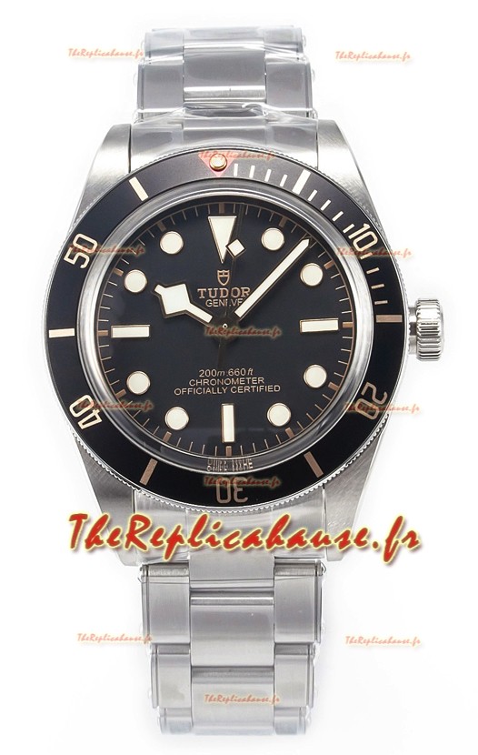 Tudor Black Bay 58 Acier 904L Cadran noir 39MM Boîtier Réplique 1:1 Suisse