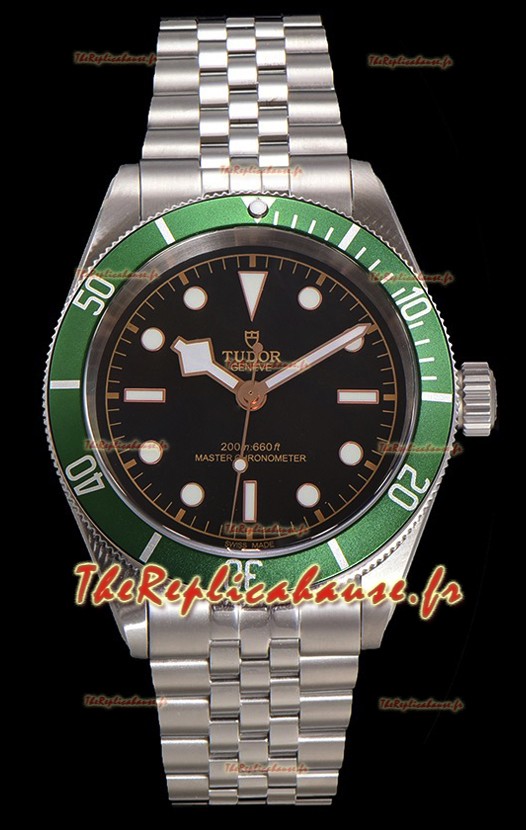 Montre Tudor Black Bay Super Clone Harrods Edition à cadran vert, réplique suisse 