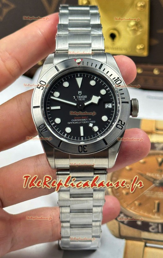 Tudor Black Bay Super Clone acier édition cadran noir réplique montre suisse