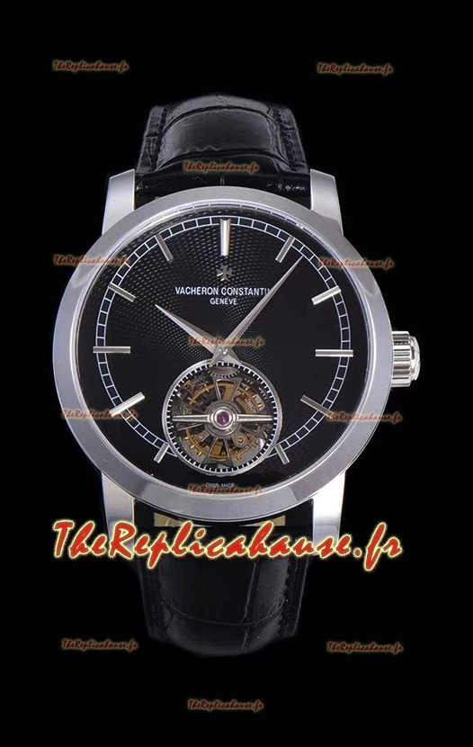 Montre Vacheron Constantin Minute Repeater Tourbillon Réplique Suisse dans un boîtier en acier 44MM Boîtier en acier