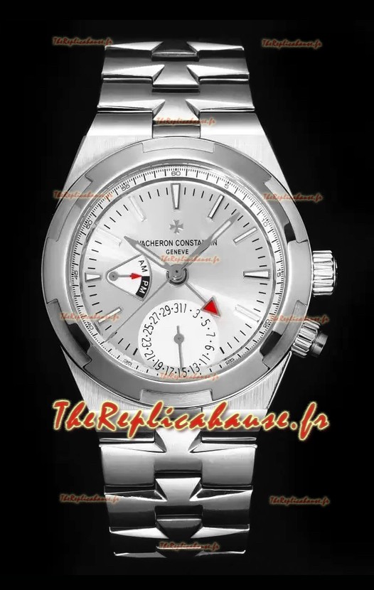 Vacheron Constantin Overseas Dual Time Miroir 1:1 Suisse Réplique Montre avec cadran en acier 