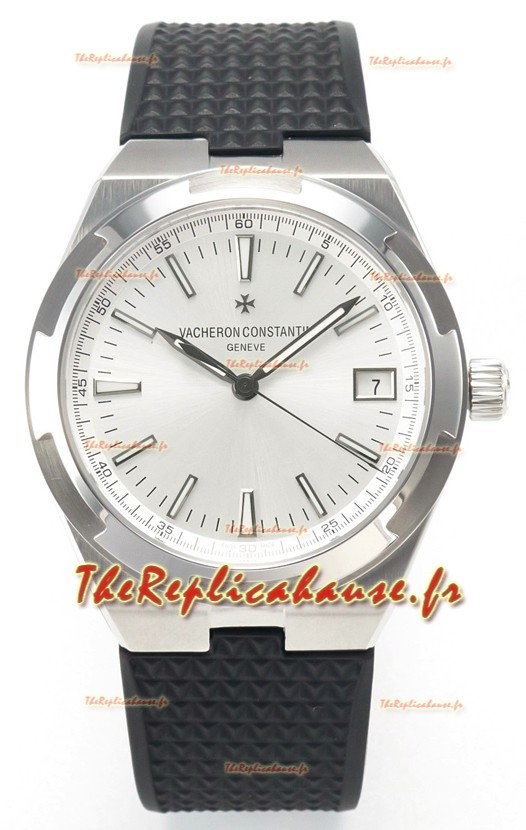Vacheron Constantin Super Clone Overseas Edition Boîtier et cadran en acier sur bracelet caoutchouc