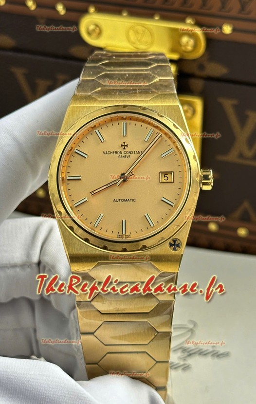 Vacheron Constantin Historiques 222 Super Clone 37MM avec cadran en or jaune