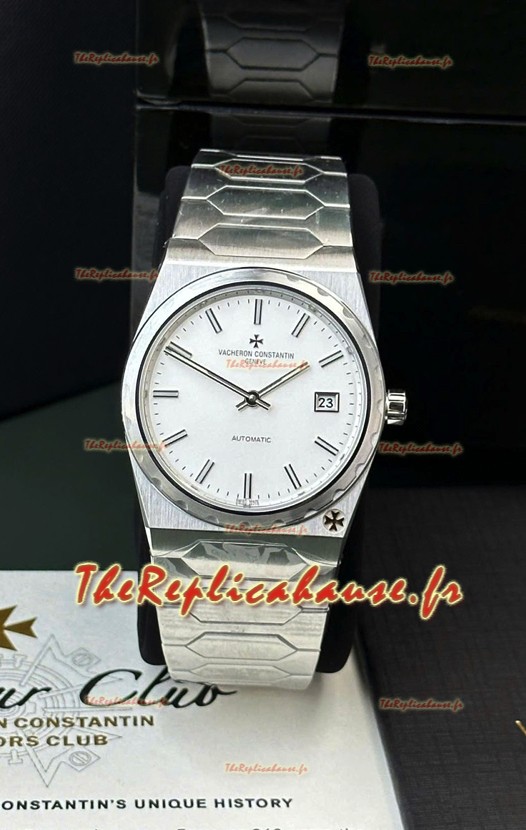 Vacheron Constantin Historiques 222 Super Clone Montre 37MM en acier avec cadran blanc 