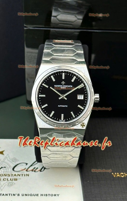 Vacheron Constantin Historiques 222 Super Clone Montre 37MM acier cadran noir 