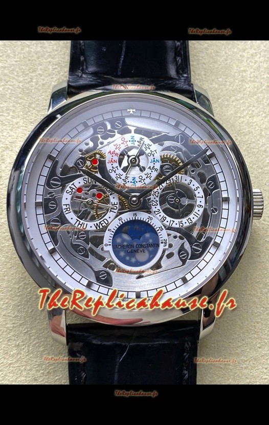 Vacheron Constantin Patrimony Traditionelle Squelette Calendrier Perpétuel Réplique Montre Suisse
