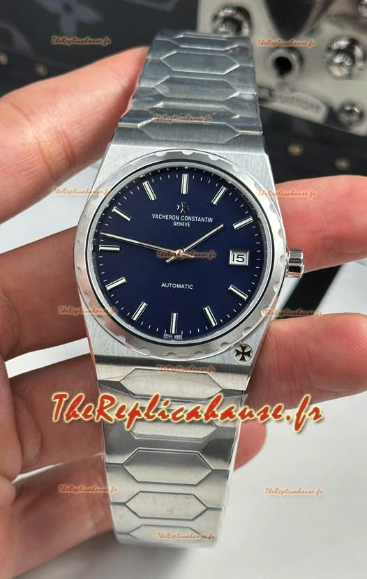 Vacheron Constantin Historiques 222 Super Clone Montre 37MM acier cadran bleu 