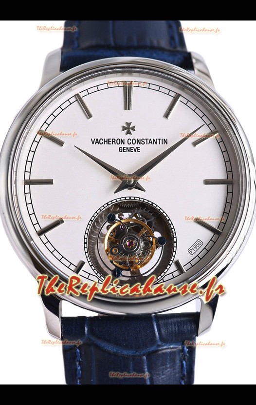 Vacheron Constantin Traditionelle Swiss Tourbillon Boîtier acier Montre réplique 1:1
