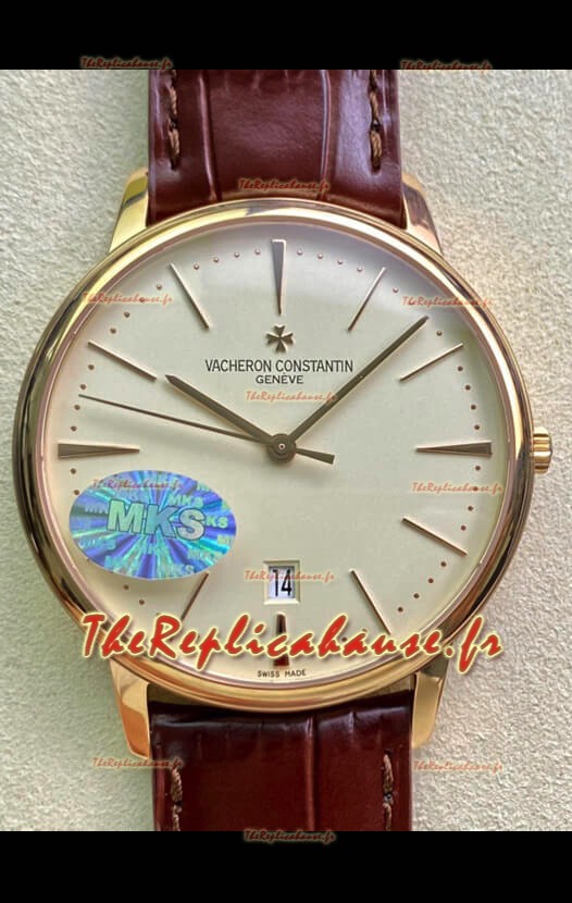 Vacheron Constantin Patrimony Montre en Or Jaune Réplique Miroir 1:1