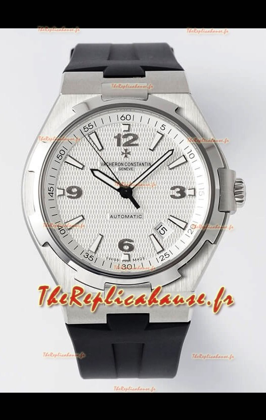 Vacheron Constantin Overseas Montre réplique miroir 1:1 en cadran blanc -bracelet caoutchouc