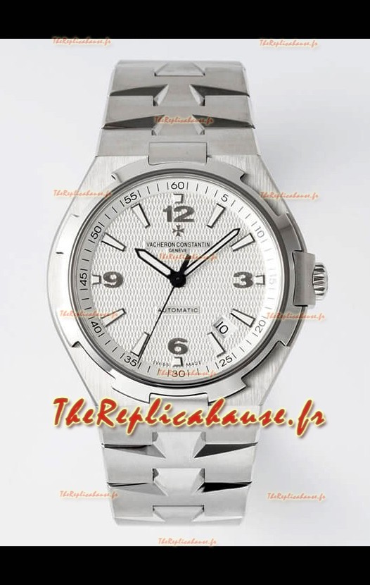 Vacheron Constantin Overseas Montre réplique miroir suisse 1:1 en cadran blanc - bracelet acier