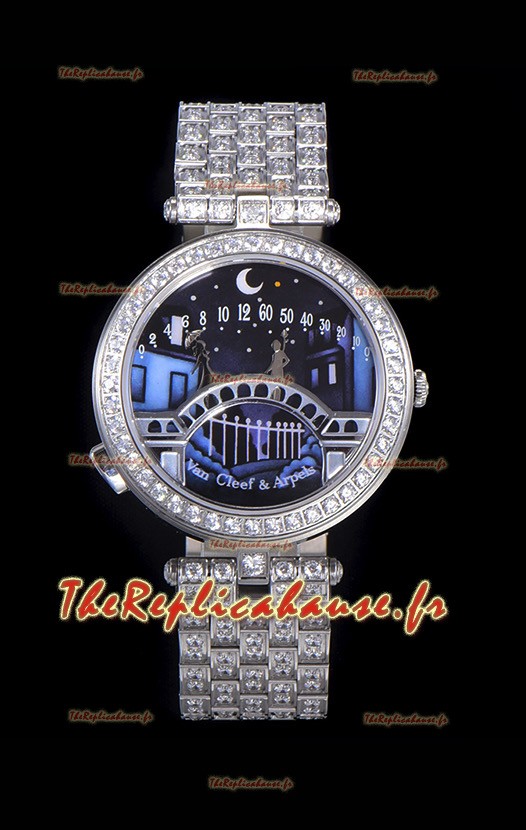 Montre Van Cleef & Arpels Montre Lady Arpels Pont des Amoureux en mouvement automatique suisse