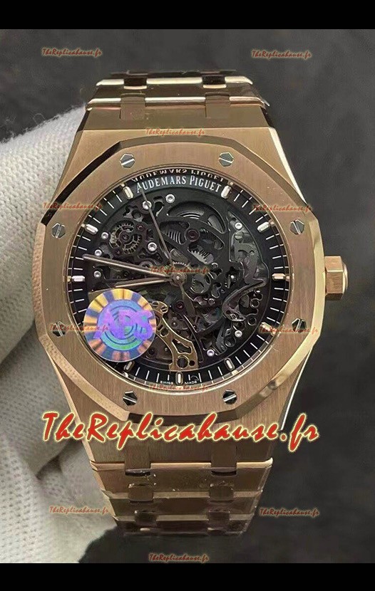 Montre Audemars Piguet Royal Oak Double Balancier Ajouré Edition 1:1 Miroir Réplique Suisse 