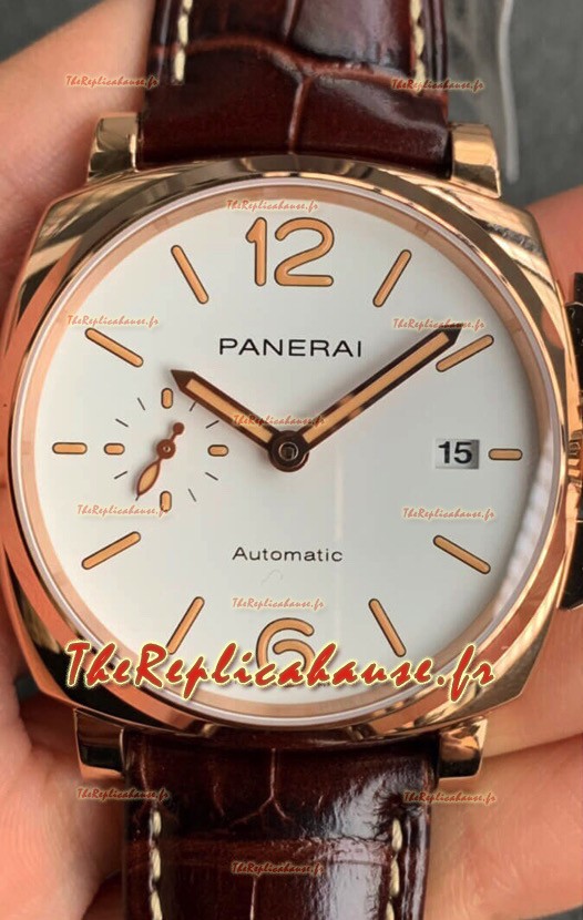 Montre Panerai Luminor DUE PAM1042 Edition 1:1 Réplique Montre Suisse en Or Rose 42MM