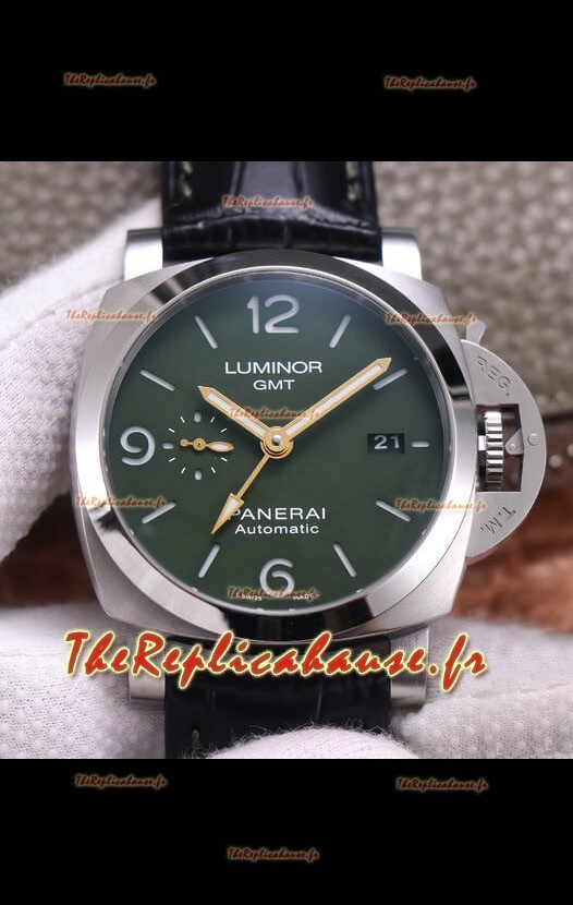 Montre Panerai Luminor Marina GMT PAM1056 904L Montre Suisse en acier - Réplique Miroir 1:1