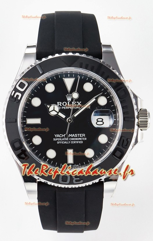 Rolex Yachtmaster Super Clone m226659 Or blanc 42MM Cal.3235 Réplique montre suisse 1:1