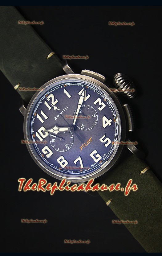 Montre Replica Miroir Suisse 1:1 Zenith Pilot Heritage Edition Ton-Up