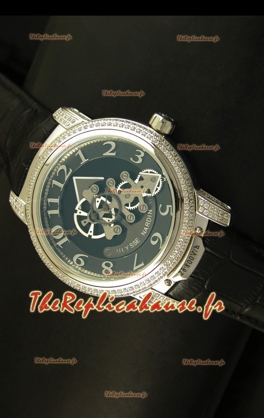 Montre japonaise Ulysse Nardin Dual Escapement avec cadran gris