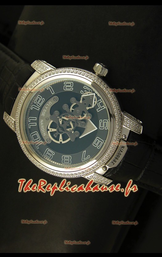 Montre japonaise Ulysse Nardin Dual Escapement avec cadran gris