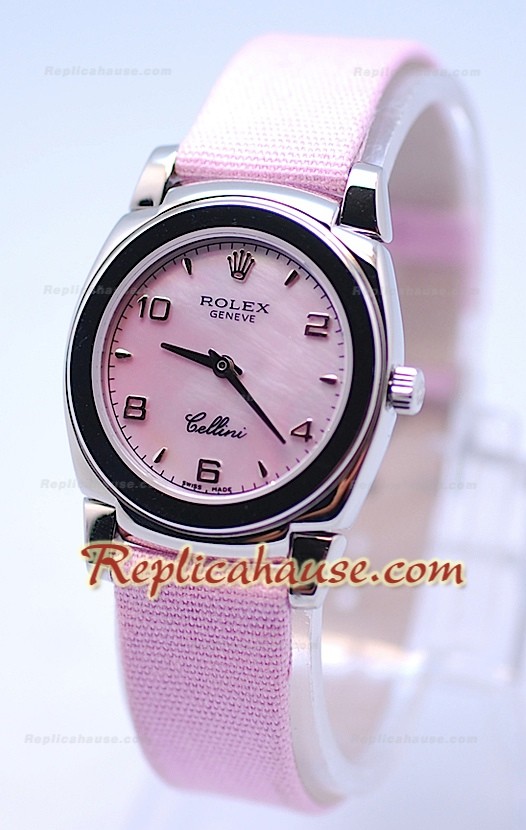 Rolex Cellini Cestello Femmes Swiss Montre Tout Rose