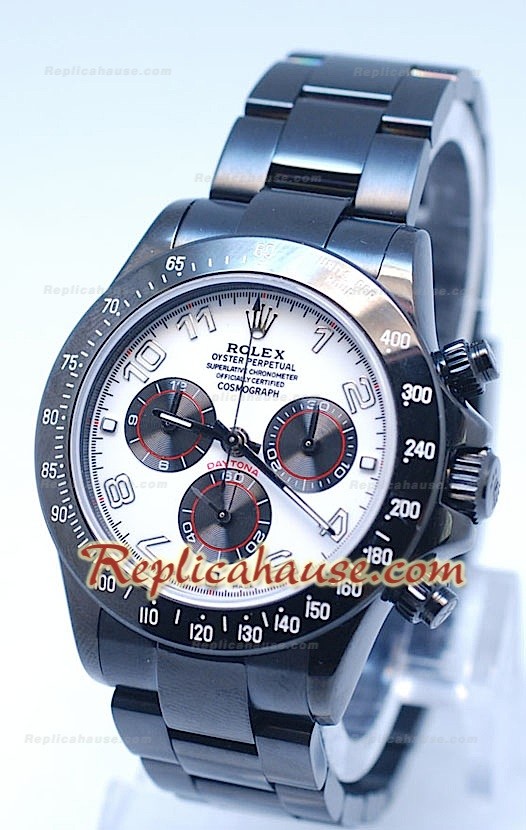 Rolex Daytona Cosmograph Project X Design Black Out Edition Cadran d'Argent
