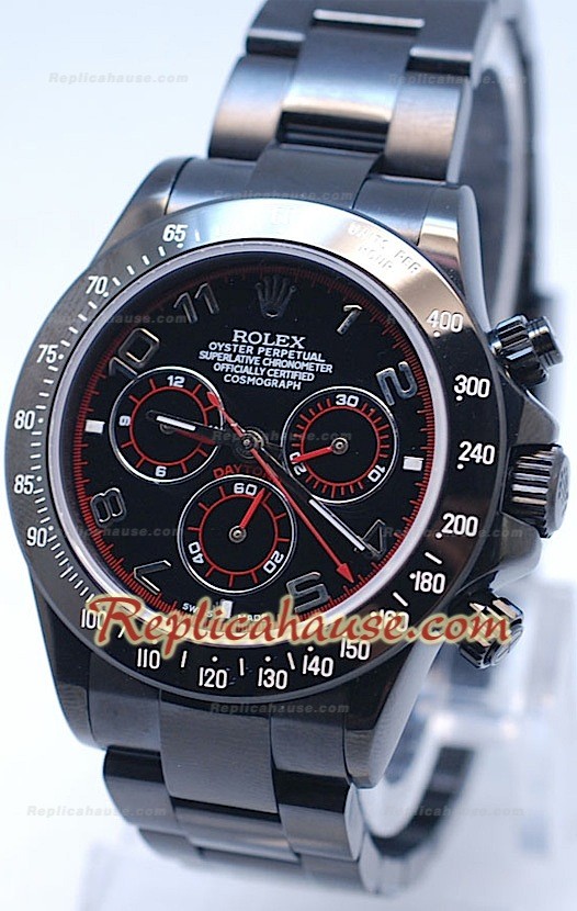 Rolex Cosmograph Project X Editions Black Out Daytona - Cadran Noir