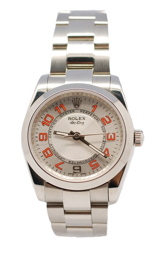 Rolex Oyester Perpetual Air King Swiss Montre - 34 mm avec Cadran Métallique 