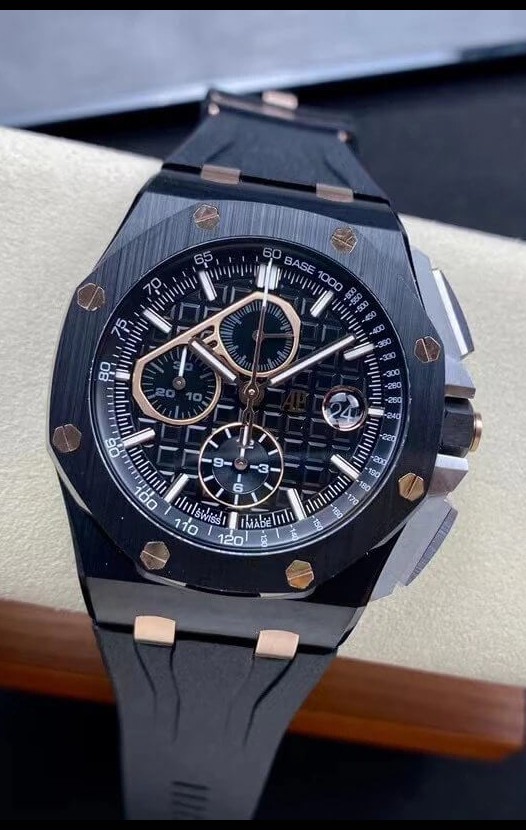 Audemars Piguet Royal Oak Offshore 44MM Chronograph Réplique Miroir 1:1 - Revêtement DLC