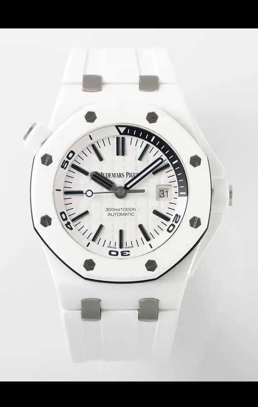 Audemars Piguet Royal Oak Offshore Céramique Ultime Réplique Suisse Montre Cadran Blanc Mouvement Cal.3102