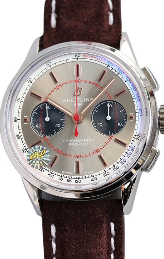Breitling Premier B01 Chronographe 42 Edition Boîtier Acier Cadran Acier - Montre réplique 1:1 