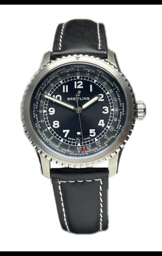 Breitling Navitimer Aviator 8 B35 Unitime Automatic 45 Cadran noir Montre réplique 1:1 Suisse 