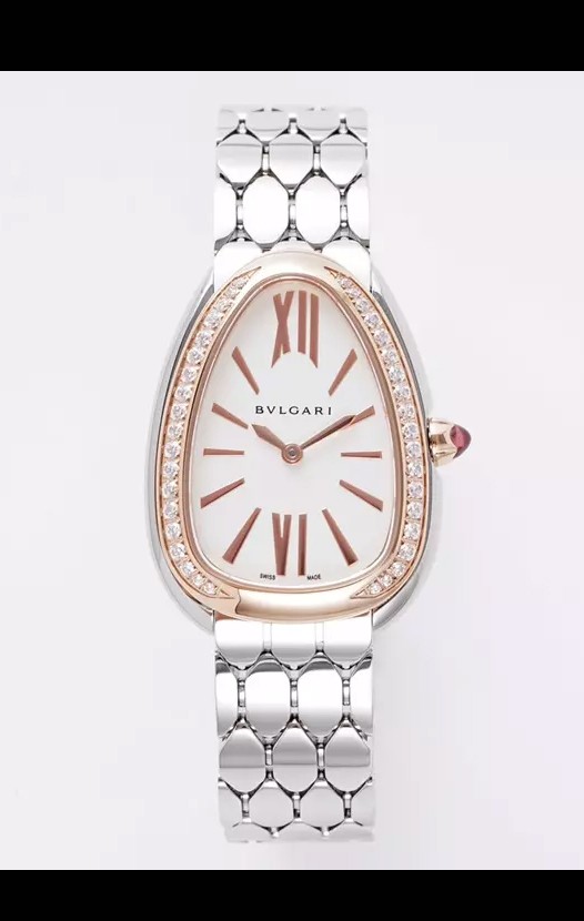 Bvlgari Serpenti Seduttori Edition Montre super clone avec boîtier en acier