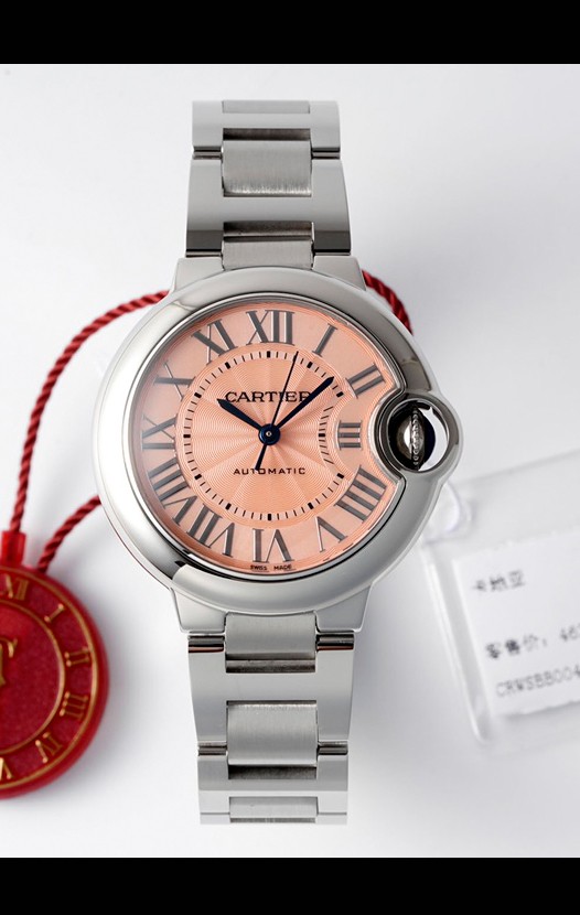 Ballon De Cartier Swiss Automatique Qualité Miroir 1:1 33MM en Cadran champagne