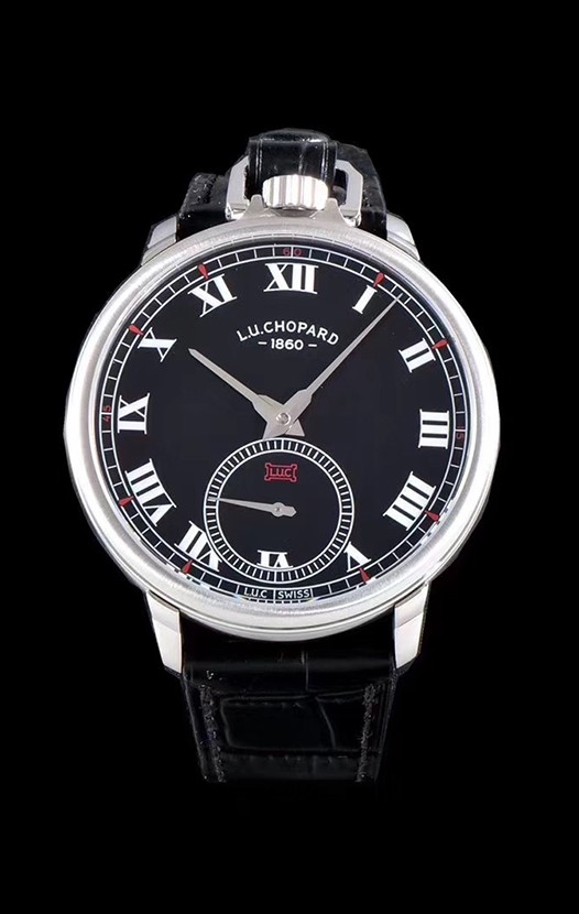 Chopard Louis-Ulysse L'hommage montre suisse en acier inoxydable cadran blanc